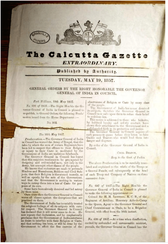 Calcutta Panics