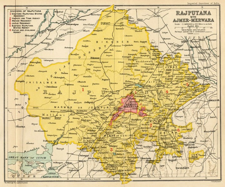 Rajputana, 1858